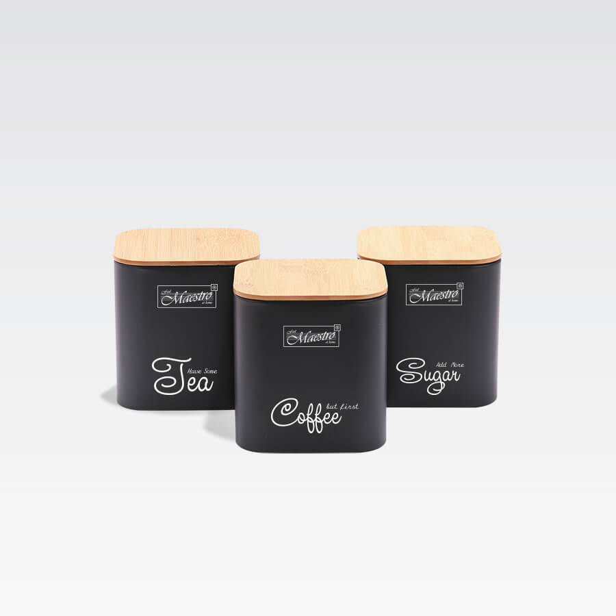 Набор для специй 3 предмета Maestro MR-1775-3S-BLACK