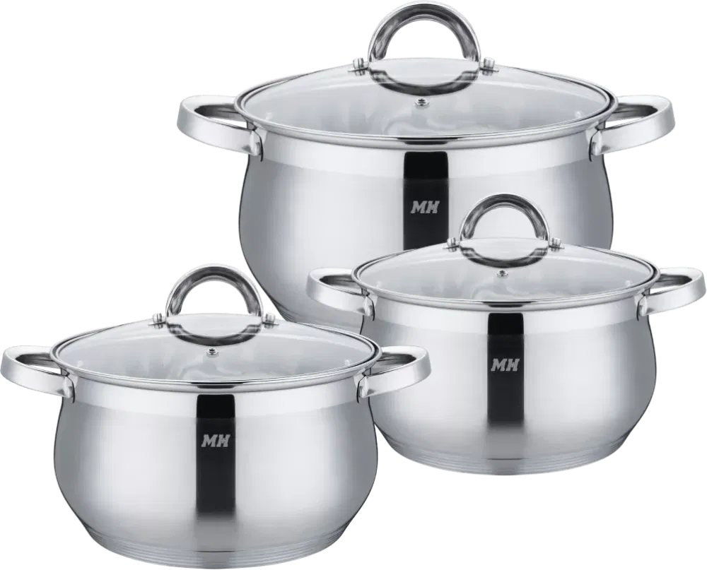 Кастрюли MH-15236 2,9/3,9/5,2л Munchenhaus