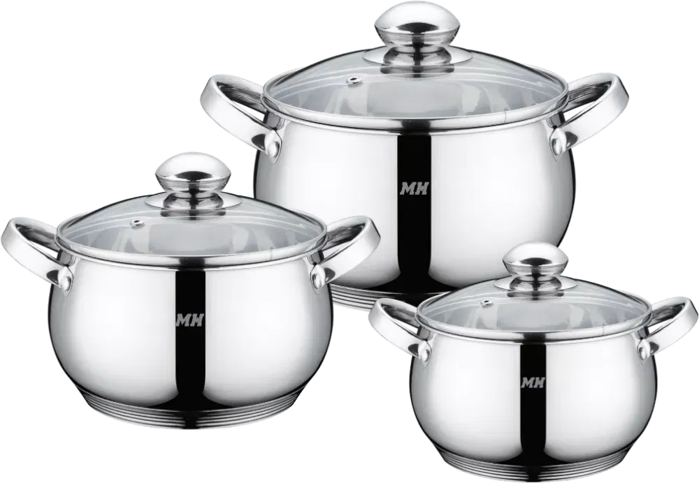 Кастрюли MH-15832 2,3/3,1/4,1л Munchenhaus