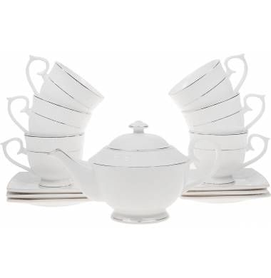 Сервиз BK-6842 чайный 13пр + чайник заварочный BEKKER