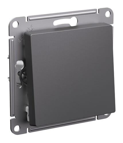 Выключатель AtlasDesign 1-клавишный, 10А, механизм Базальт Schneider Electric ATN001411