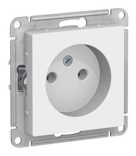 Розетка AtlasDesign без заземления, без шторок, 16А, механизм Лотос Schneider Electric ATN001341