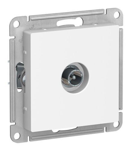 Розетка AtlasDesign TV оконечная 1dB, механизм Лотос Schneider Electric ATN001391