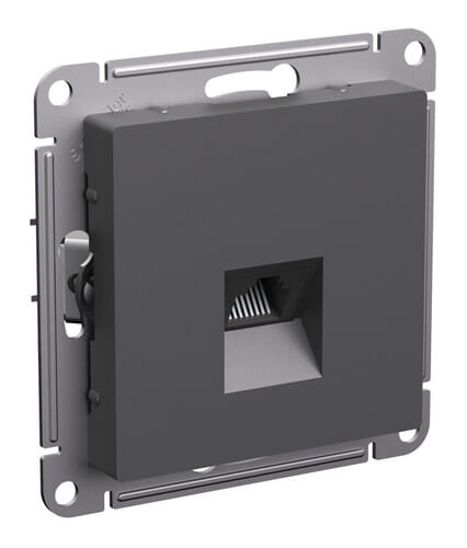 Розетка AtlasDesign компьютерная RJ45, механизм Базальт Schneider Electric ATN001483