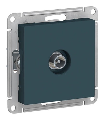 Розетка AtlasDesign TV проходная 4dB, механизм Изумруд Schneider Electric ATN000892