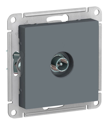 Розетка AtlasDesign TV проходная 4dB, механизм Грифель Schneider Electric ATN000792