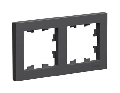 Рамка AtlasDesign 2-постовая Базальт Schneider Electric ATN001402