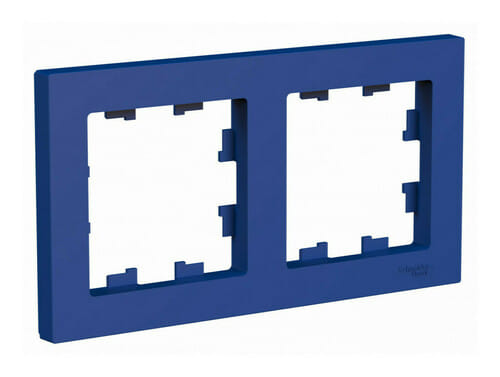 Рамка AtlasDesign 2-постовая Аквамарин Schneider Electric ATN001102