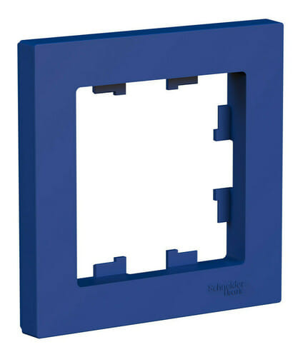 Рамка AtlasDesign 1-постовая Аквамарин Schneider Electric ATN001101