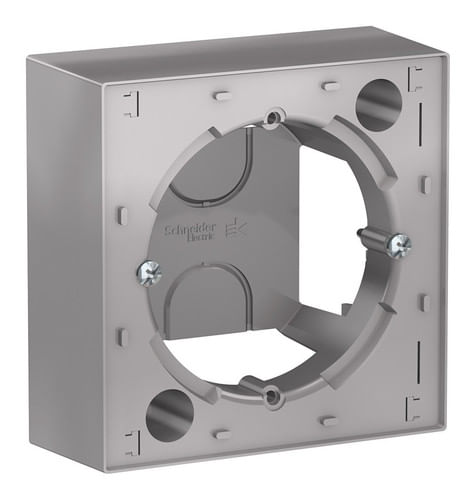 Коробка наружного монтажа AtlasDesign Алюминий Schneider Electric ATN000300