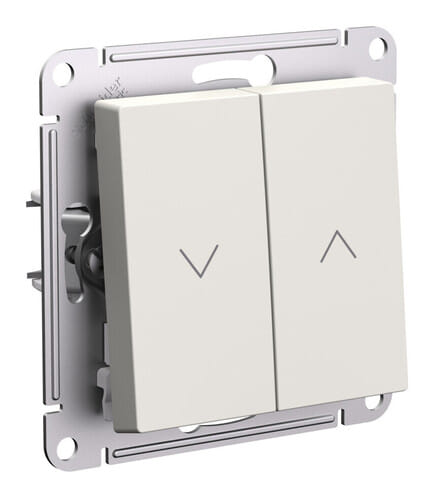 Выключатель для жалюзи 2-клавишный AtlasDesign Бежевый Schneider Electric ATN000219