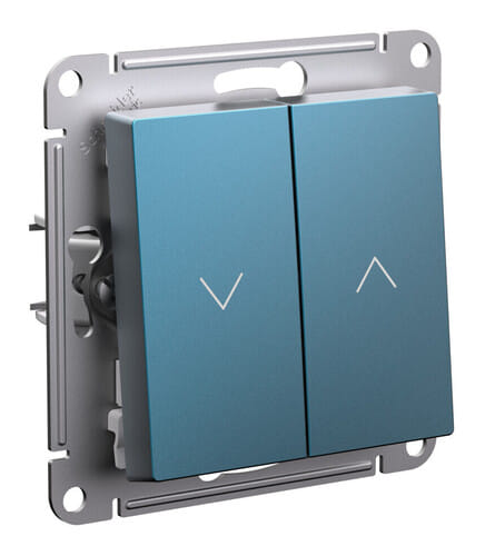 Выключатель для жалюзи 2-клавишный AtlasDesign Изумруд Schneider Electric ATN000819