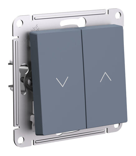 Выключатель для жалюзи 2-клавишный AtlasDesign Грифель Schneider Electric ATN000719