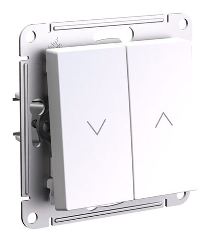 Выключатель для жалюзи 2-клавишный AtlasDesign Жемчуг Schneider Electric ATN000419
