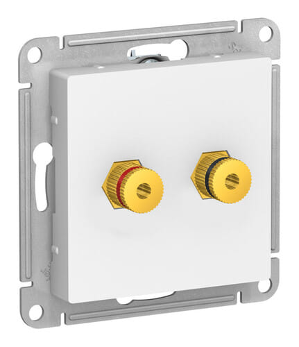 Аудиорозетка AtlasDesign 2-местная механизм Лотос Schneider Electric ATN001387