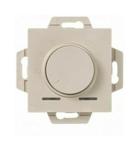 Термостат AtlasDesign электронный для теплого пола, с датчиком, 10A, Песочный Schneider Electric ATN001235