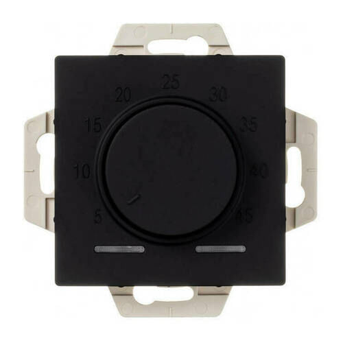 Термостат AtlasDesign электронный для теплого пола, с датчикоом, 10A, Карбон Schneider Electric ATN001035