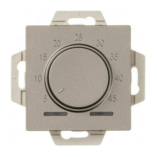 Термостат AtlasDesign электронный для теплого пола, с датчиком, 10A, Шампань Schneider Electric ATN000535