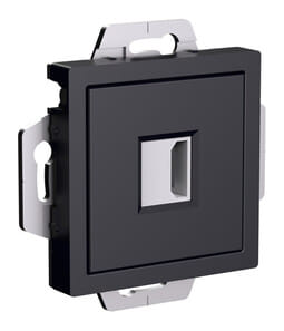 Розетка AtlasDesign HDMI, механизм Карбон Schneider Electric ATN001080