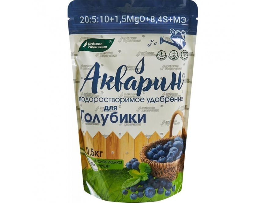 Акварин 14 для Голубики
(NPK 20:20:20 + МЭ)