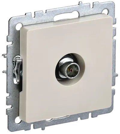 BRITE Розетка TV оконечная бежевый IEK BR-A10-O-K10