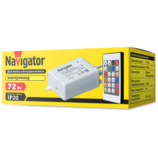 Контроллер ND-CMRGB72IR-IP20-12V Navigator 71364 Navigator