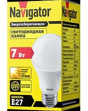 Лампа ЛЕД E27 7,0Вт 2,7К NLLB-A60-7-230-2.7K-E27 Navigator 82483 Navigator