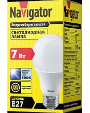 Лампа ЛЕД E27 7,0Вт 6,5К NLLB-A60-7-230-6.5K-E27 Navigator 82461 Navigator