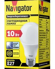 Лампа ЛЕД E27 10Вт 6,5К NLLB-A60-10-230-6.5K-E27 Navigator 82462 Navigator