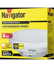 Лампа ЛЕД GX53 8W 2,7К NLLB-GX53-8-230-2.7K Navigator 82576 Navigator