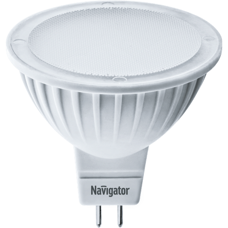 Лампа ЛЕД MR16/GU5.3 5W 12V 3000K Navigator 94262