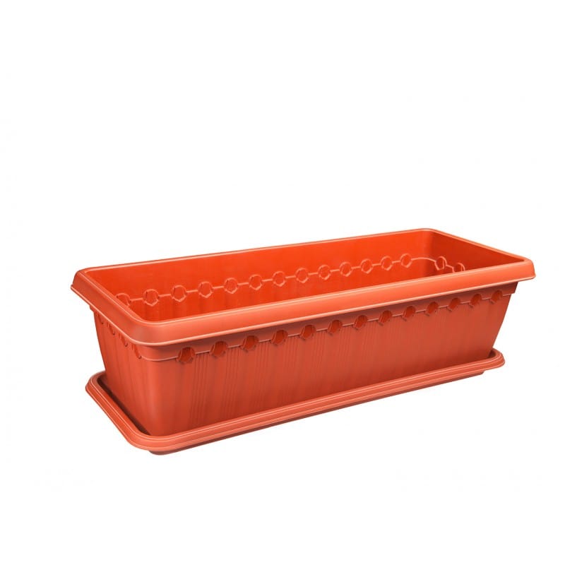 Кашпо "Флавия" прямоугольное 65см Эльфпласт elf-083