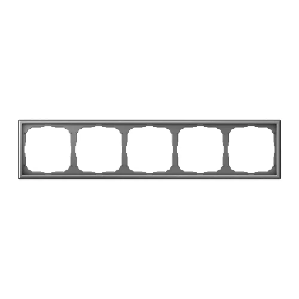 Рамка 5-постовая ArtGallery сталь Schneider Electric GAL000905