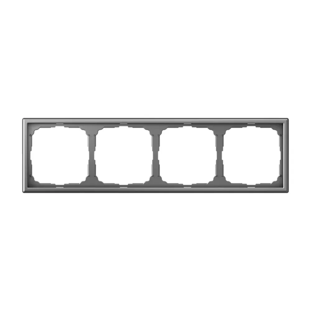 Рамка 4-постовая ArtGallery сталь Schneider Electric GAL000904