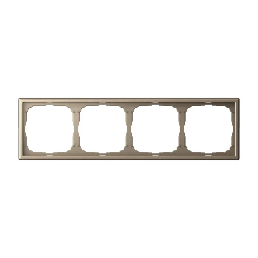 Рамка 4-постовая ArtGallery шампань Schneider Electric GAL000504