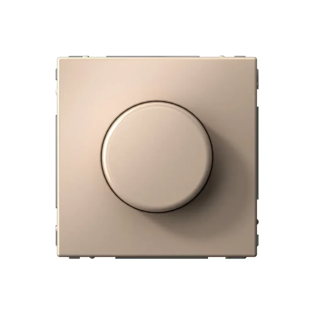 Светорегулятор (диммер) ArtGallery повор-нажим, LED, RC, 400Вт, механизм, песочный Schneider Electric GAL001223