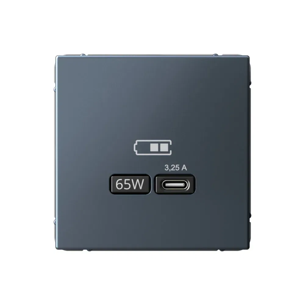 Розетка USB C Artgallery 65Вт высокоскор.заряд. QC, PD, механизм грифель Schneider Electric GAL000727