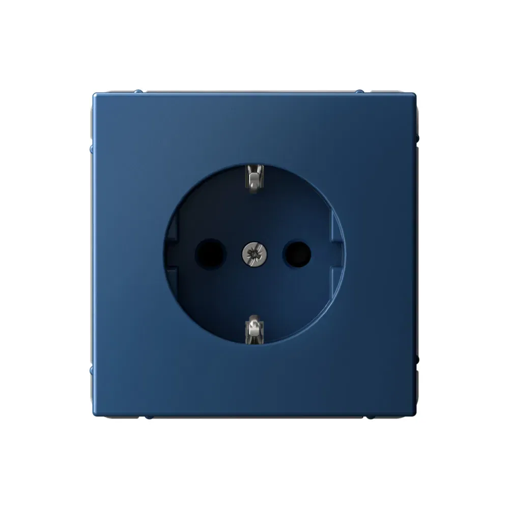 Розетка Artgallery с заземлением со шторками, 16А, механизм аквамарин Schneider Electric GAL001145