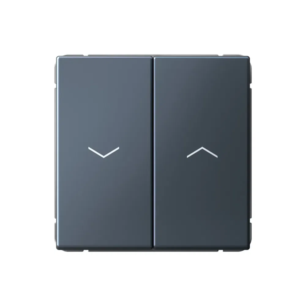 Выключатель для жалюзи Artgallery 2-клавишный, 2х сх.4, 10А, грифель Schneider Electric GAL000719