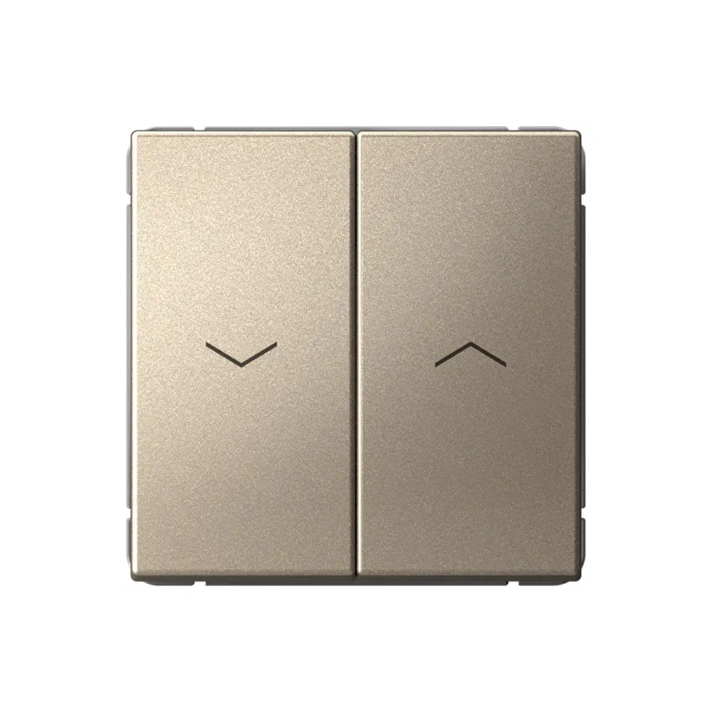 Выключатель для жалюзи Artgallery 2-клавишный, 2х сх.4, 10А, шампань Schneider Electric GAL000519
