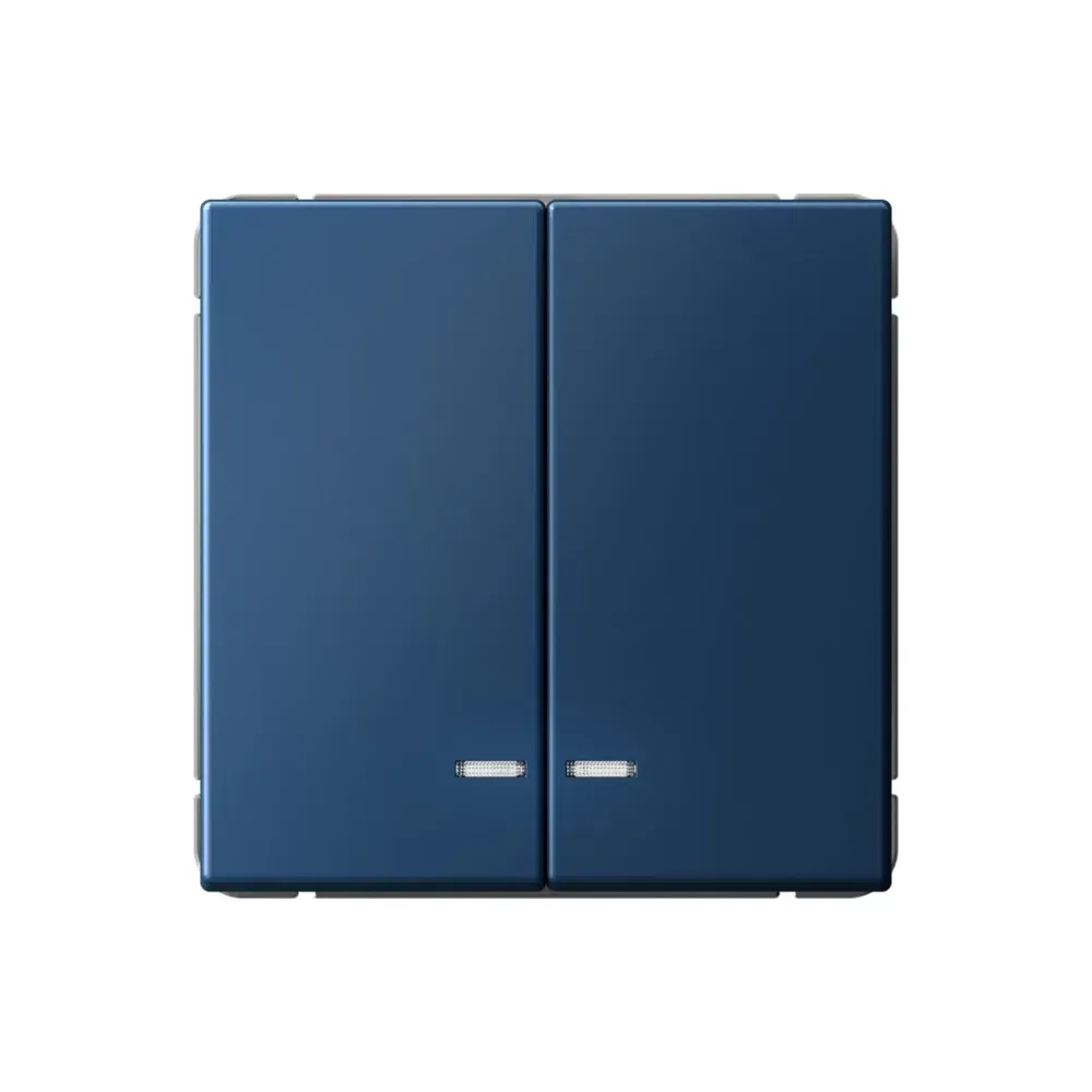 Выключатель с подсветкой Artgallery 2-клавишный, сх.5а, 10АХ, аквамарин Schneider Electric GAL001153