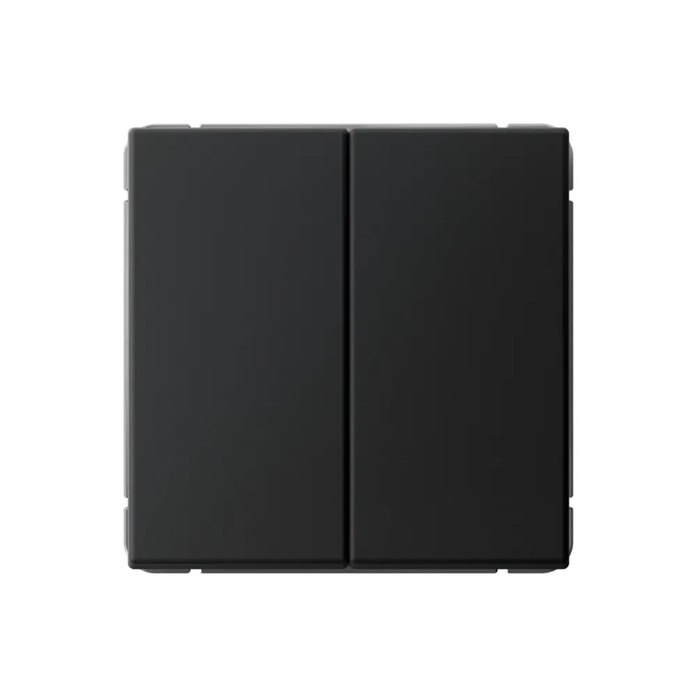 Выключатель Artgallery 2-клавишный, сх.5, 10АХ, карбон Schneider Electric GAL001051