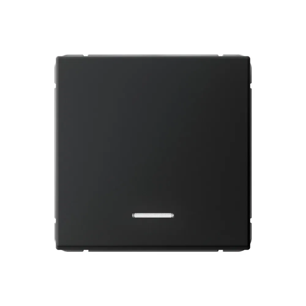 Выключатель с подсветкой Artgallery 1-клавишный, сх.1а, 10АХ, карбон Schneider Electric GAL001013