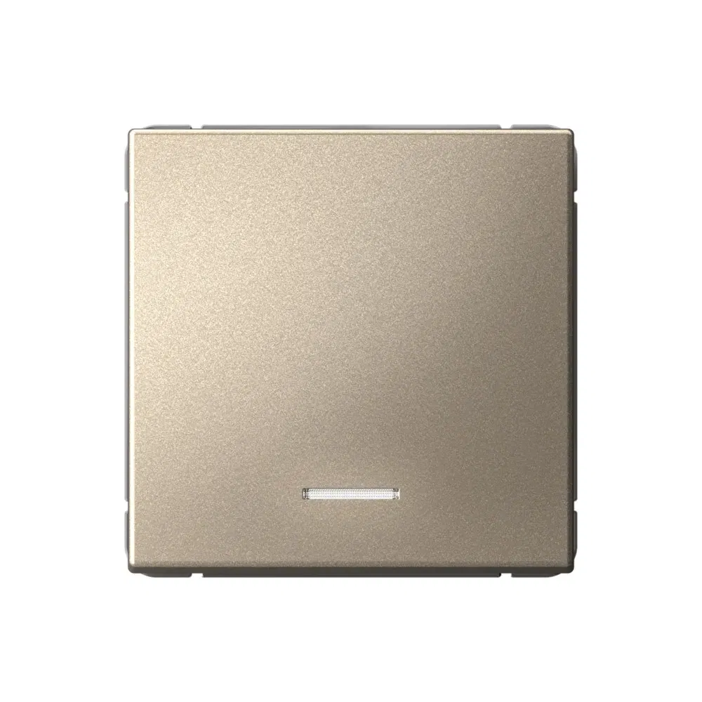 Выключатель с подсветкой Artgallery 1-клавишный, сх.1а, 10АХ, шампань Schneider Electric GAL000513