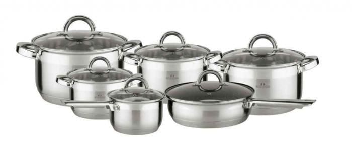 Набор кастрюль 12 предметов Bella Cucina BC-2033