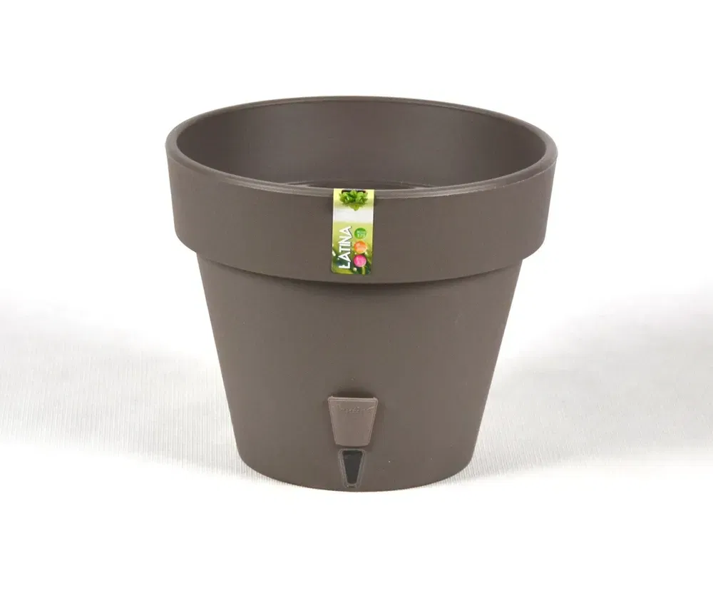 Горшок "Латина" 2,5л, цвет Шаде (арт.ЛАТ 2,5 ШАД) Santino