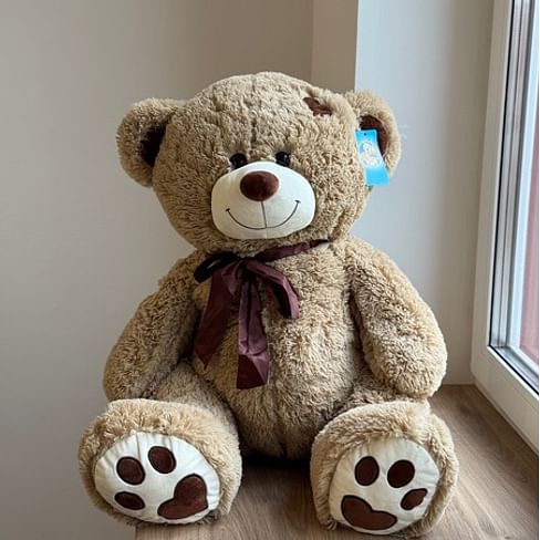 Медведь Тони Кофейный 110см