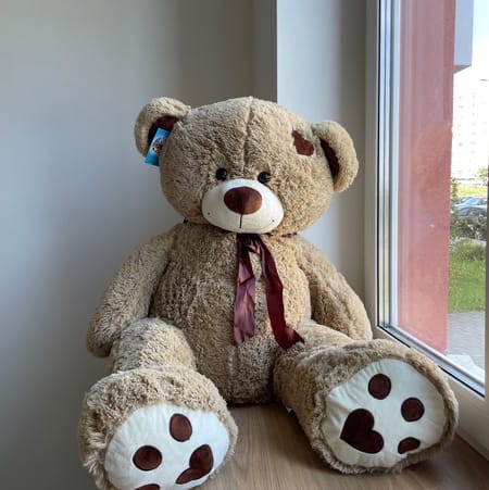 Медведь Тони 145см кофейный