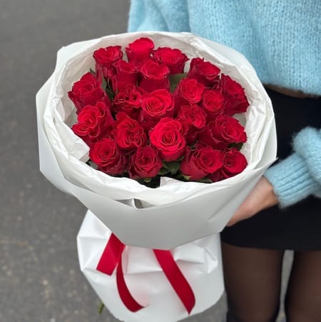 Букет роз " РИО" 50см 21 роза