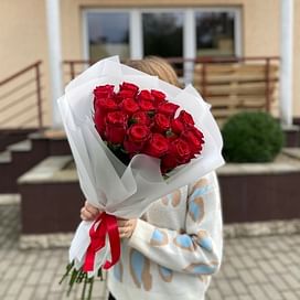 Букет роз " РИО" 60см 21 роза